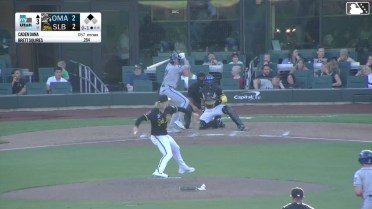 Brett Squires homers (14) on a fly ball to left center field. John Rave scores.