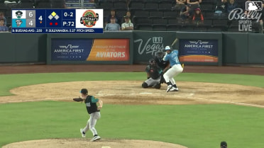 Brayan Buelvas singles on a line drive to left fielder Drew Avans. Drew Swift scores.