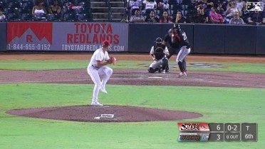 Angels prospect Ben Joyce throws a perfect inning