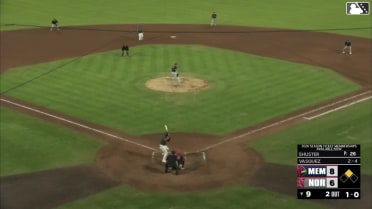 Willy Vasquez singles on a sharp line drive to center fielder Colton Ledbetter. Payton Eeles scores.