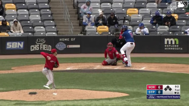 Orlando Arcia homers (2) on a fly ball to right center field.