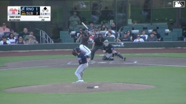Nelson Rada doubles (10) on a line drive to right fielder Angel Ortiz. Pablo Reyes scores.