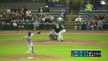 Nick Raposo singles on a line drive to center fielder Kendall George. Charlie Pagliarini scores.