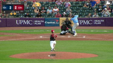 Alexis Hernandez singles on a ground ball to right fielder Patrick Lee. Aaron Parker scores. Carter Cunningham to 2nd.