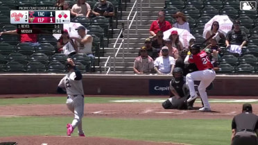 Pablo Reyes out on a sacrifice fly to left fielder Alejo Lopez. Colton Vincent scores.