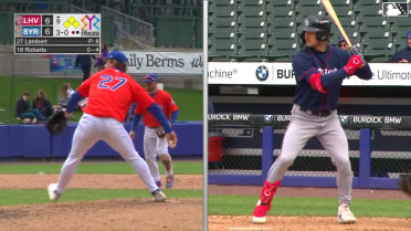 Caleb Ricketts walks. Christian Cairo scores. Steward Berroa to 3rd. Bryan De La Cruz to 2nd.