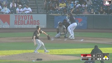 Connor Dykstra homers (3) on a fly ball to left field. Jake Brown scores.