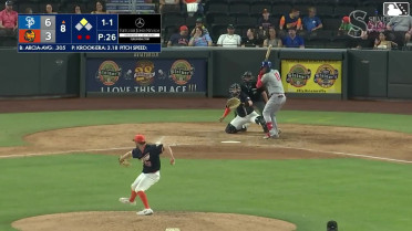 Matt Krook In play, run(s) to Orlando Arcia