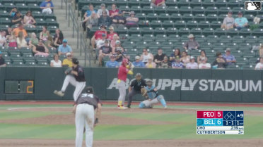 Won-Bin Cho homers (7) on a fly ball to center field.