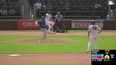 Samuel Zavala singles on a sharp line drive to center fielder Eric Brown Jr. Jacob Burke scores. Alec Briley to 3rd.