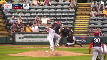 Kehden Hettiger out on a sacrifice fly to center fielder Will Taylor. Alex Binelas scores. Erick Brito to 3rd.