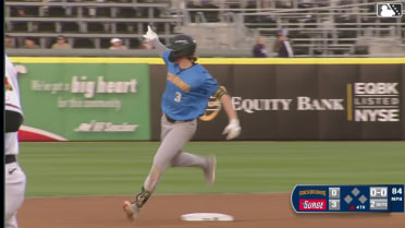 Henry Bolte's first home run of the year