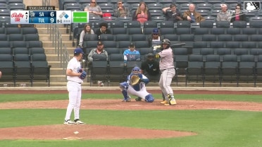 Zyhir Hope grounds into a double play, second baseman Ryan Jackson to shortstop Francisco Acuna to first baseman Romeo Sanabria. Kyle Nevin out at 2nd. Zyhir Hope out at 1st.