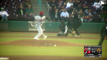 Daury Vasquez Ball to Ryan Wideman