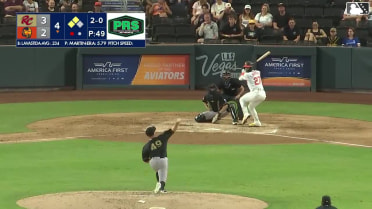 Bryan Lavastida doubles (13) on a fly ball to center fielder Scott Bandura. Luke Mann scores. Johnathan Rodríguez scores. Bryan Lavastida to 3rd.
