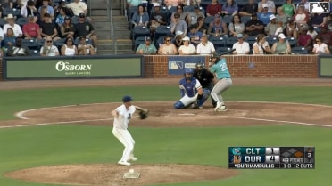 Everson Pereira homers (2) on a fly ball to right field. Braden Montgomery scores.