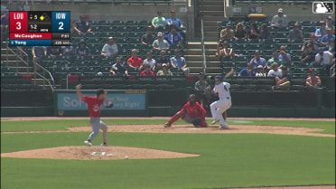 Darren McCaughan In play, run(s) to Eric Yang