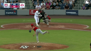 Jean Carlos Sio triples (1) on a line drive to right fielder Sam Petersen. Maui Ahuna scores. Diego Velasquez scores.
