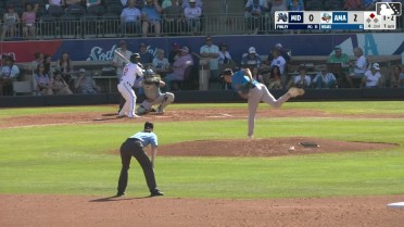 Anderdson Rojas singles on a ground ball to center fielder Ryan Lasko. Junior Franco scores.