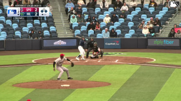 Slade Caldwell grounds out, first baseman Kevin Fitzer to second baseman Roynier Hernandez to pitcher Lebarron Johnson Jr. Wallace Clark scores. Adrian Rodriguez to 2nd.