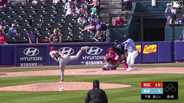 Josh Rivera homers (11) on a fly ball to left center field.