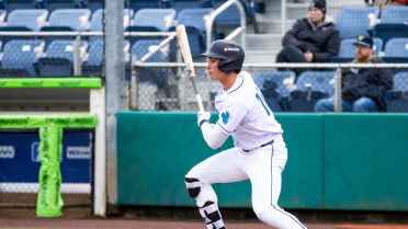Jonny Farmelo doubles (3) on a fly ball to left fielder Max Belyeu. Carter Dorighi scores.