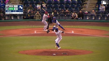 Dante Nori doubles (4) on a line drive to right fielder Jose Torres. Austin Murr scores. Dylan Campbell to 3rd.