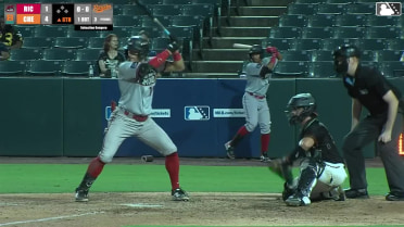 Charlie Szykowny homers (13) on a fly ball to right center field.