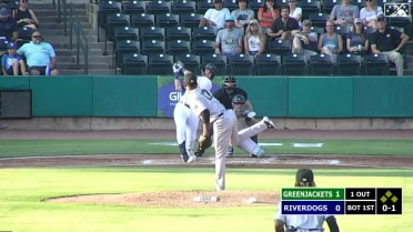 Rays prospect Cooper Kinney hits a solo homer to left