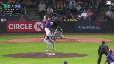 J.R. Freethy singles on a ground ball to right fielder Anthony Donofrio. Alexis Hernandez scores.