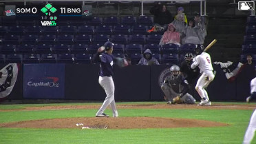 D'Andre Smith doubles (2) on a line drive to left fielder Jace Avina. Chris Suero scores. Jose Ramos scores.