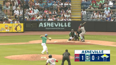 Nazzan Zanetello doubles (3) on a sharp line drive to left fielder Caden Powell. Yophery Rodriguez scores.