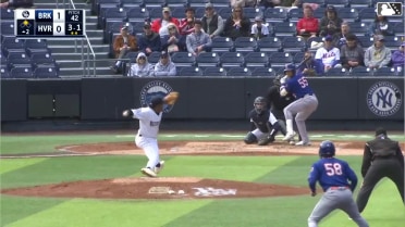 Mitch Voit homers (3) on a fly ball to left field. Kevin Villavicencio scores.