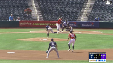 Carson Fulmer In play, run(s) to Sterlin Thompson