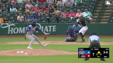 Nico Perez strikes out swinging.