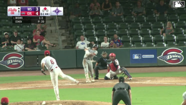 Ely Brown singles on a ground ball to center fielder Owen Hull. Nick McLain scores.