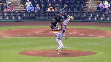 Dub Gleed homers (6) on a fly ball to left field.
