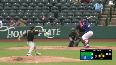 Jesus Galiz grounds into a double play, shortstop Carlos Sanchez to second baseman Alfredo Alcantara to first baseman Carter Graham. Logan Wagner scores. Nico Perez out at 2nd. Jesus Galiz out at 1st.