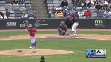 Orlando Arcia homers (5) on a fly ball to center field.