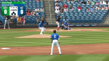 Peyton Stovall homers (10) on a fly ball to right field.