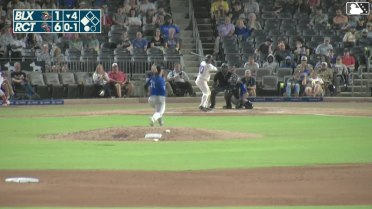 Gustavo Campero homers (1) on a fly ball to center field. David Calabrese scores.