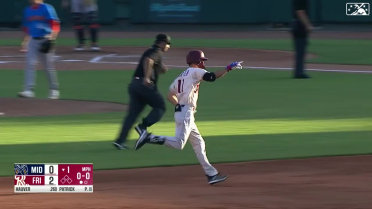 Evan Carter rockets two-run homer to right field