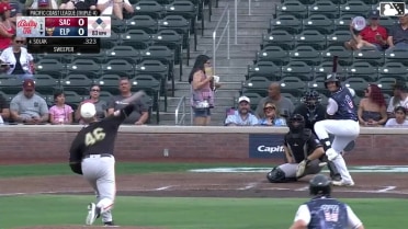 Nick Solak homers (11) on a fly ball to right center field. Will Wagner scores.