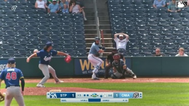 Ruddy Gomez Ball to Kyle Isbel