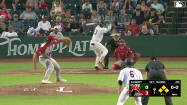Logan Wagner singles on a line drive to center fielder Ryan Wideman. Samuel Munoz scores. Charles Davalan scores. Emil Morales to 2nd.