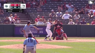 Tyler Callihan homers (6) on a fly ball to right field. Enmanuel Valdez scores.
