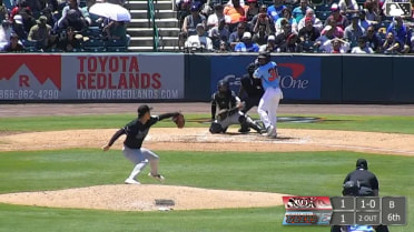Ricardo Cova doubles (7) on a line drive to right fielder George Bilecki. Korbyn Dickerson scores. Cesar Quintas scores.