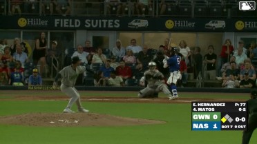 Elieser Hernández In play, run(s) to Luis Matos
