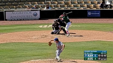 Alex Lodise singles on a line drive to center fielder Abraham Nunez. Dallas Macias scores. Tate Southisene to 3rd.