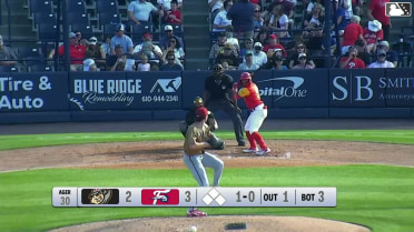 Pedro León homers (8) on a fly ball to left center field.